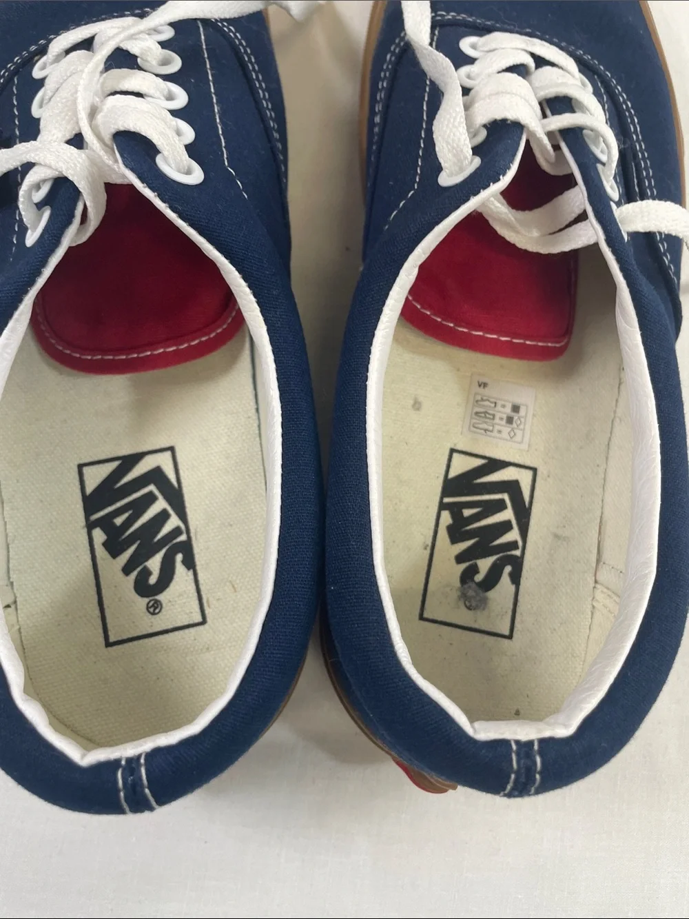 Vans Era Skate Dress Blue Chili Pepper Gum sole NEW w9.5